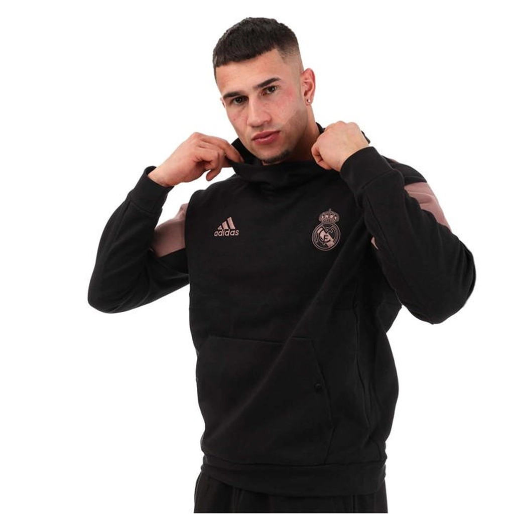 Adidas Originals 2022/23 Hooded Travel Top - Black